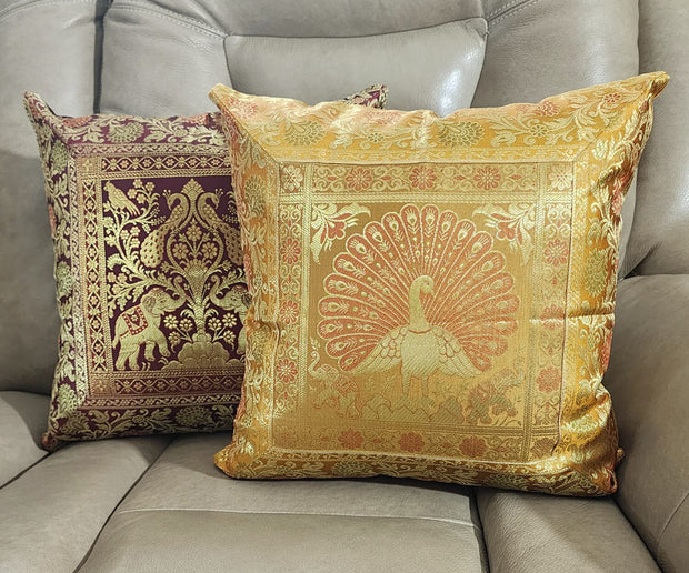 Silk Throw Pillow Covers