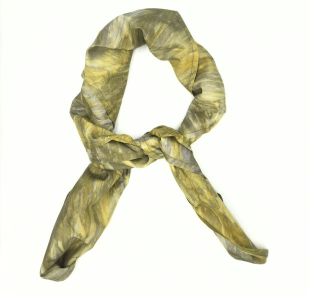 100% Silk Scarf Hand Printed Mulberry Silk Square