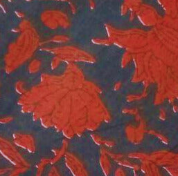 100% Cotton Floral Print Toss Pillow Cover