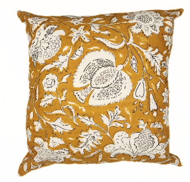 100% Cotton Floral Print Toss Pillow Cover